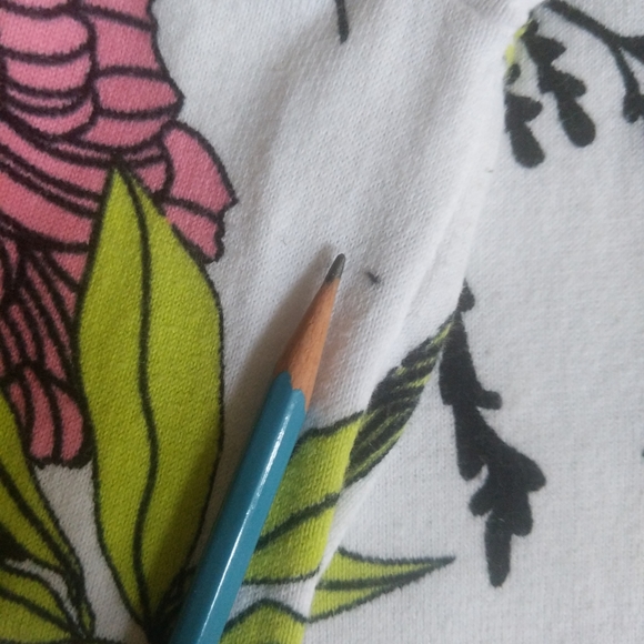 All Over Flower Print Cotton Blend Sweater - Picture 14 of 14